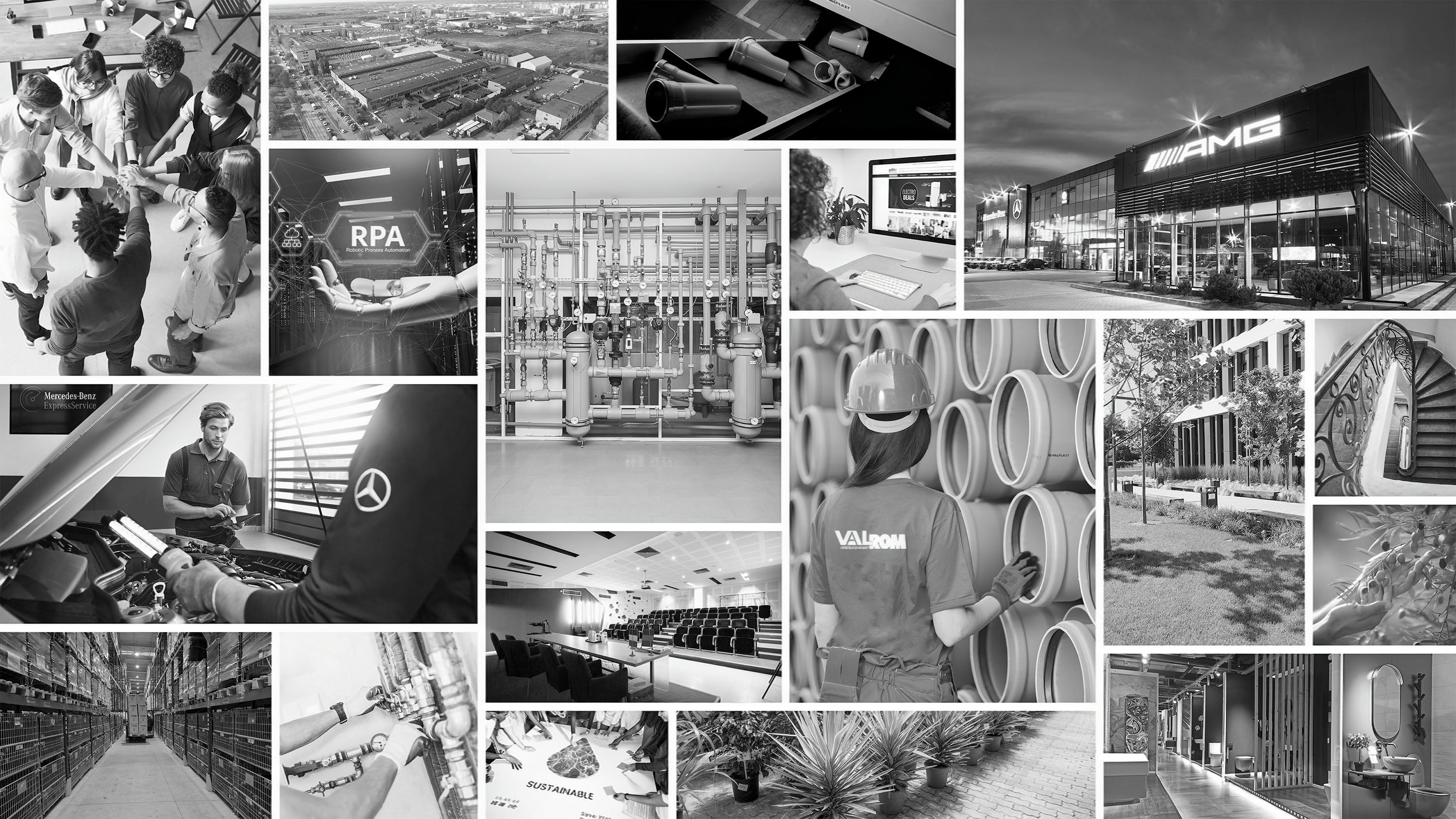 Perini Group activity collage
